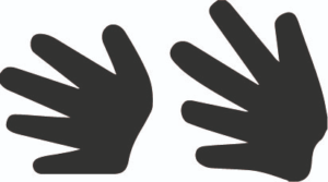 Logo : Handicap auditif - Traduit en LSF